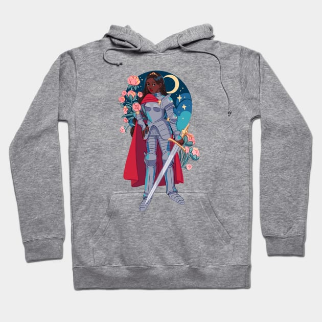 Caped knight Hoodie by The Moonborn